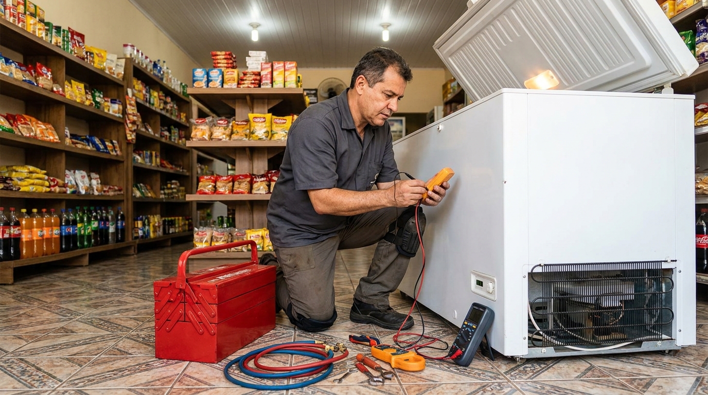 Ajuste de Temperatura do Freezer em Sorocaba‑SP